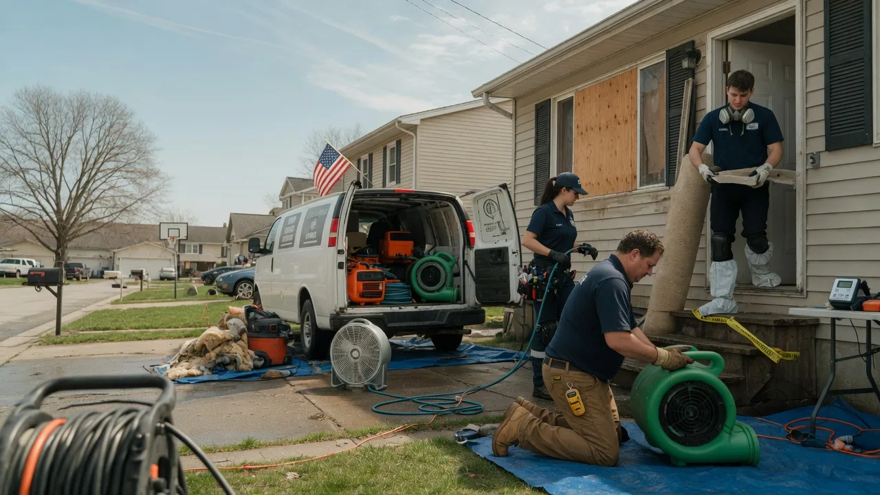 Water Damage Restoration in Oakley, MI near me